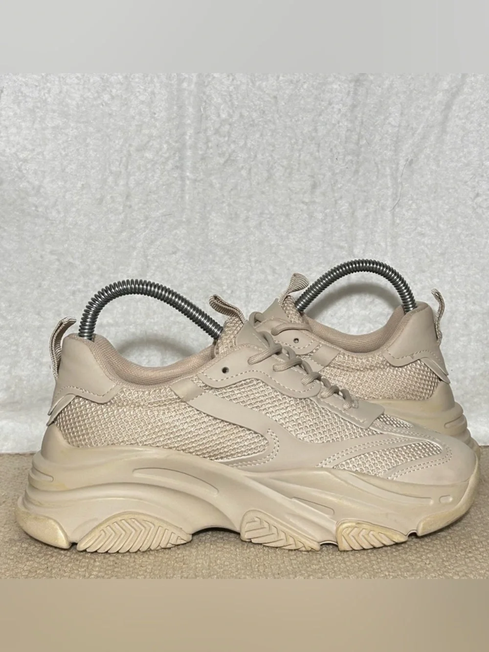 Steve Madden Womens Possession Chunky Platfororm Fashion Sneakers Shoes SZ 7.5M